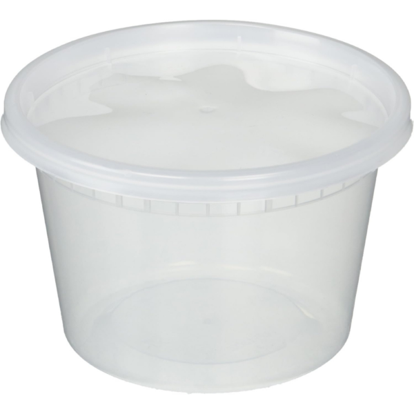 YW Plastic Food Storage Containers, 16 Ounce