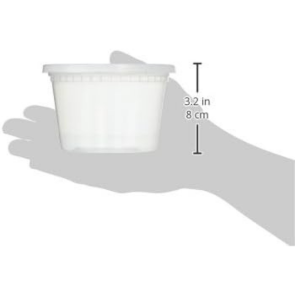 YW Plastic Food Storage Containers, 16 Ounce - Image 3