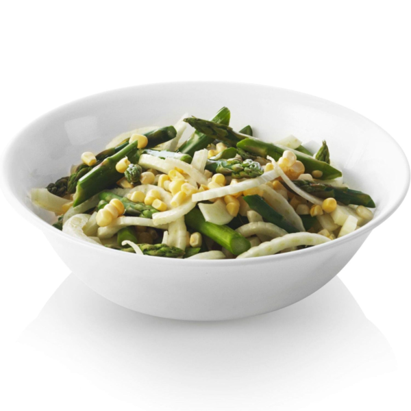 Corelle Livingware 1-quart Glass Serving Bowl, Winter Frost White, Pack of 4