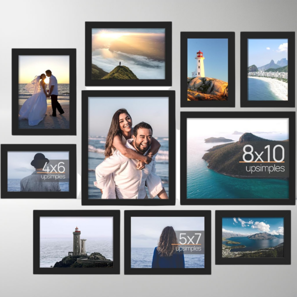 upsimples 10 Pack Picture Frames Set