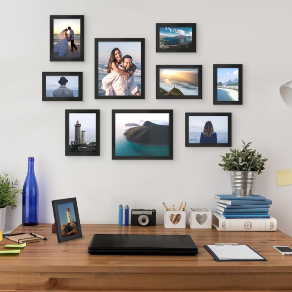 upsimples 10 Pack Picture Frames Set - Image 3