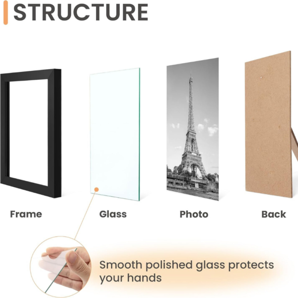 upsimples 10 Pack Picture Frames Set - Image 5