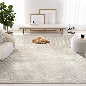 Abani Terra Cream Area Rug, 6' x 9'