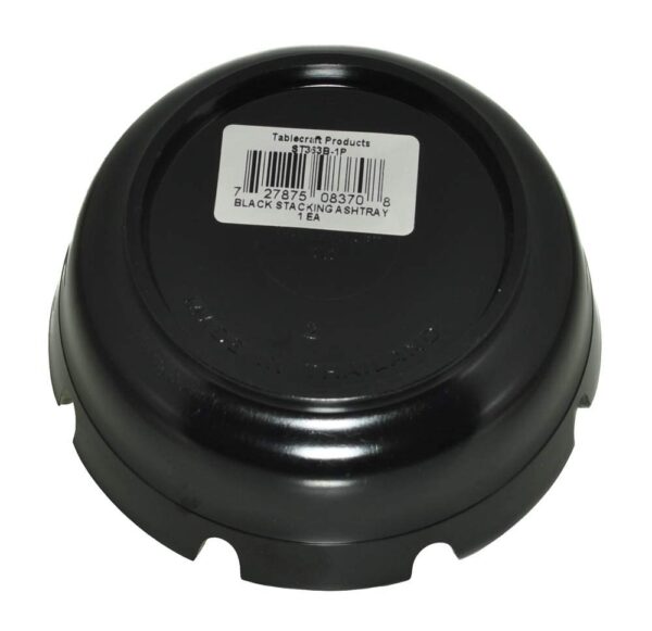Tablecraft Black Economy Ashtray - Image 3