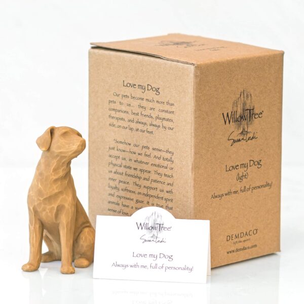 Willow Tree Love My Dog Figure - Image 6