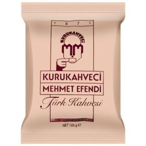 KURUKAHVECI MEHMET EFENDI Turkish Coffee, 100% Arabica, Finely Roasted Ground Coffee for Cezve, Rich Aroma, Medium, Authentic Turkish Coffee Tradition Since 1871, 3.52 OZ / 100 Gr